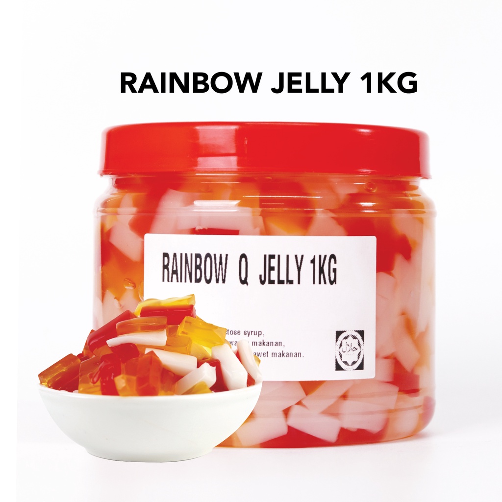 [READY STOCK] Rainbow Q Jelly/ Rainbow Jelly Topping/ Jeli Q Pelangi