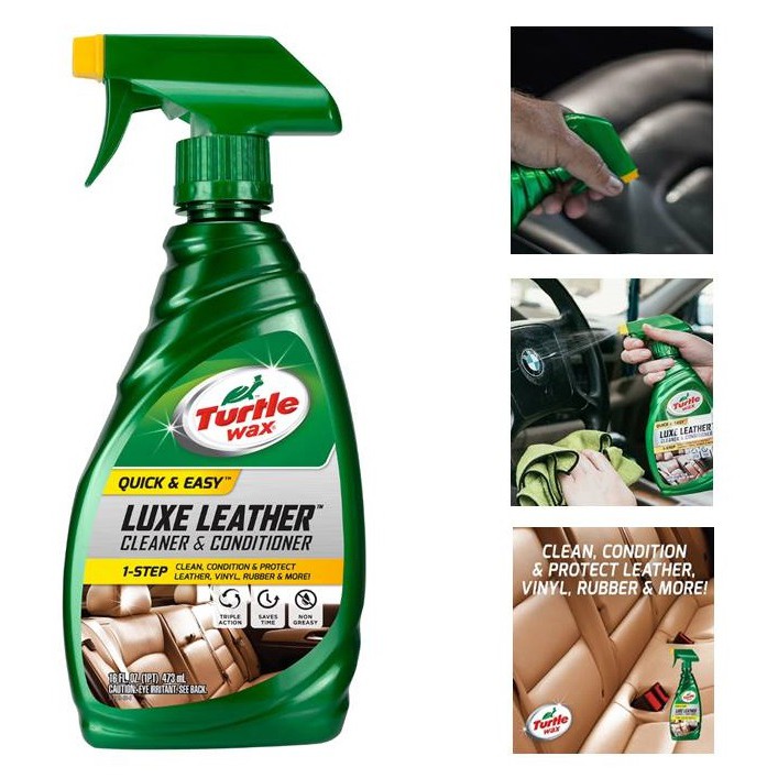Turtle Wax Luxe Leather Cleaner & Conditioner T363 Shopee Malaysia