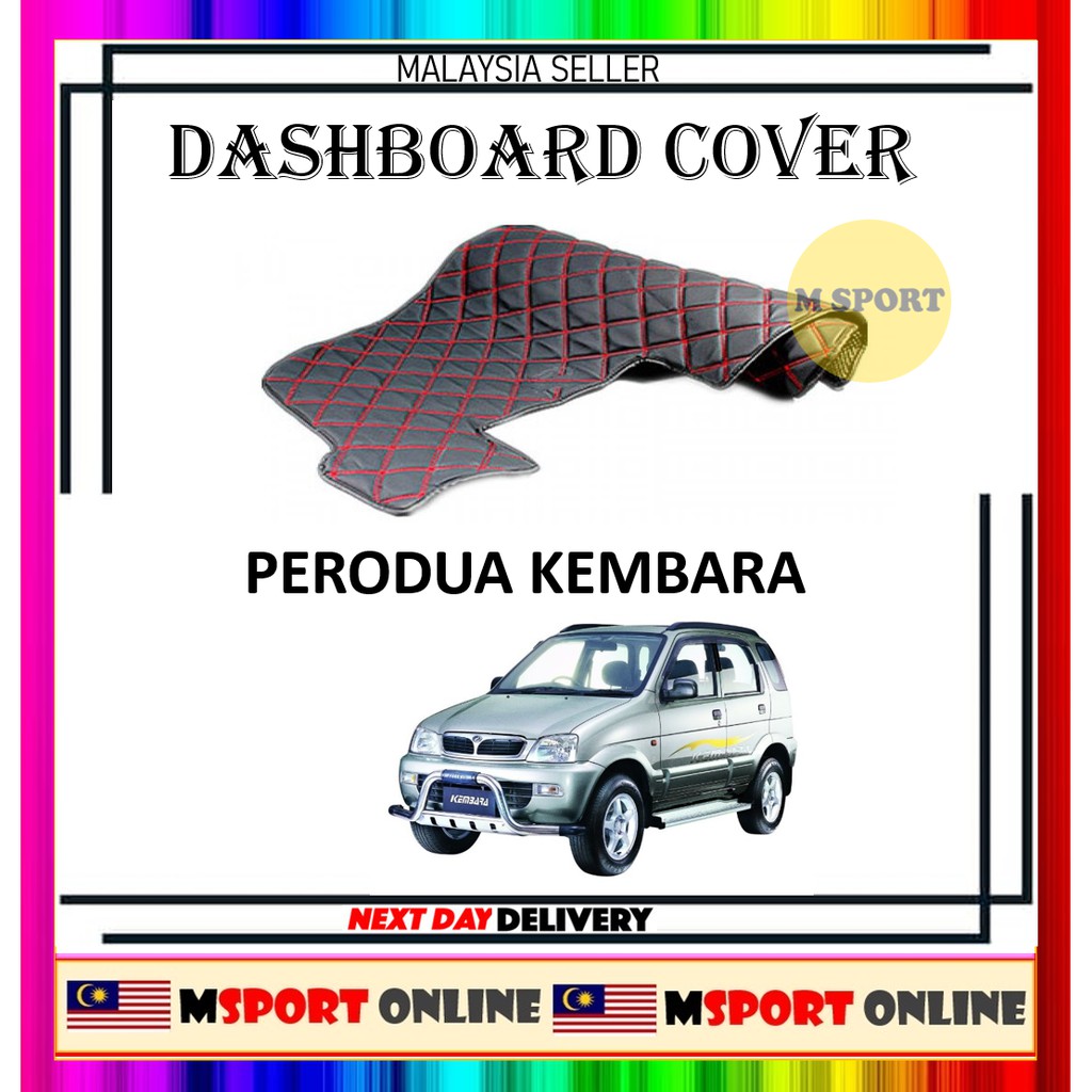 PERODUA KEMBARA DAD GARSON VIP Custom Made Non Slip Dashboard Cover Mat