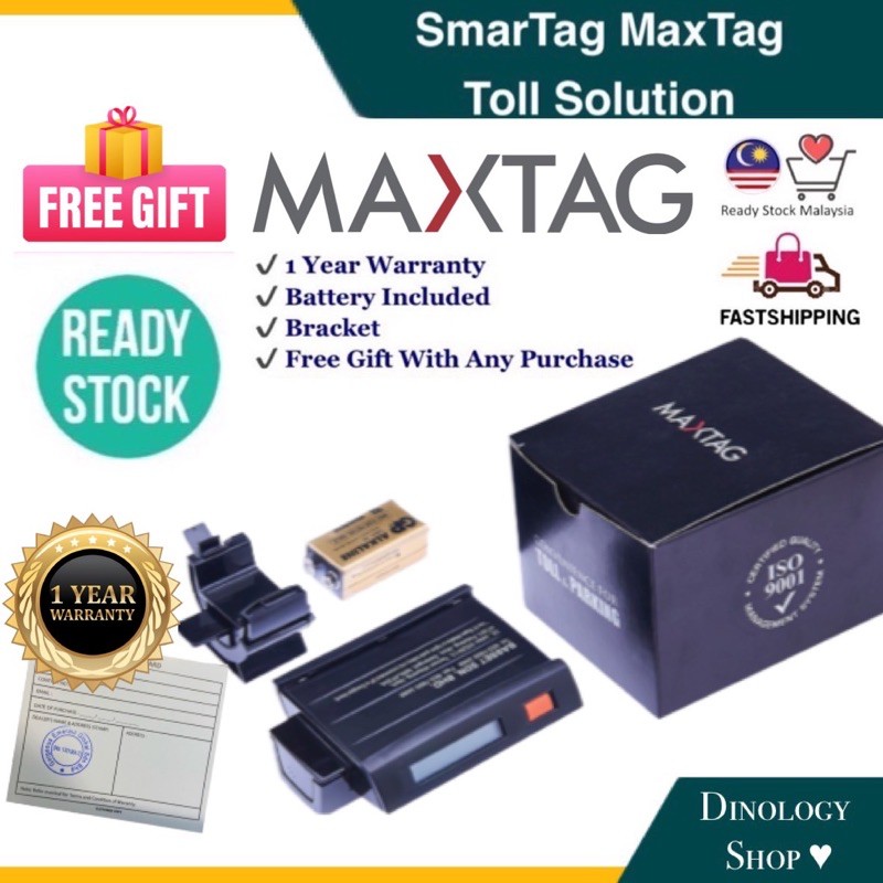 DS🇲🇾Original Smart Tag Max Tag Touch N Go. Toll Solution. Ready Stock