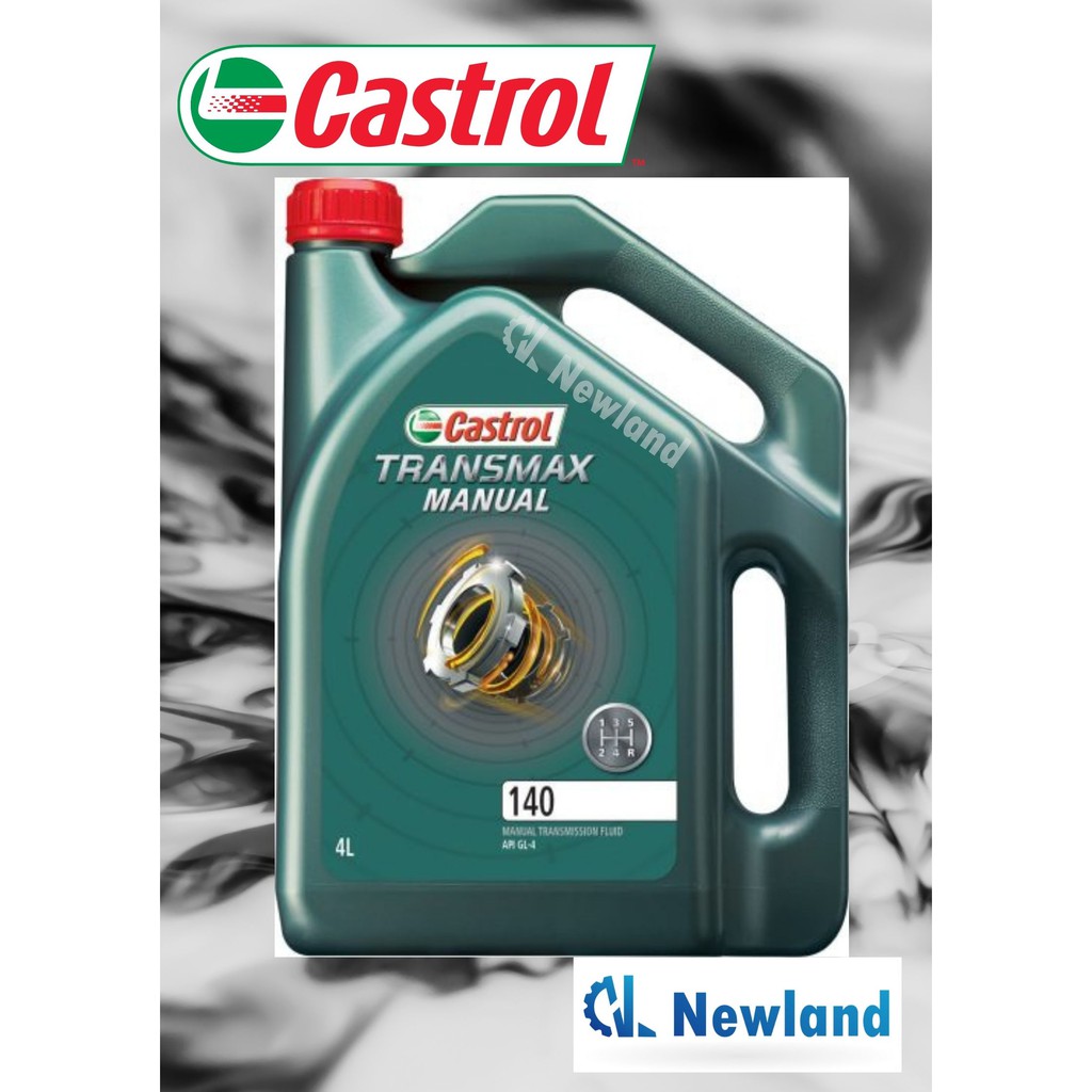 Castrol Gear Oil 140 Manual Transmax GL4 (4L) Shopee Malaysia