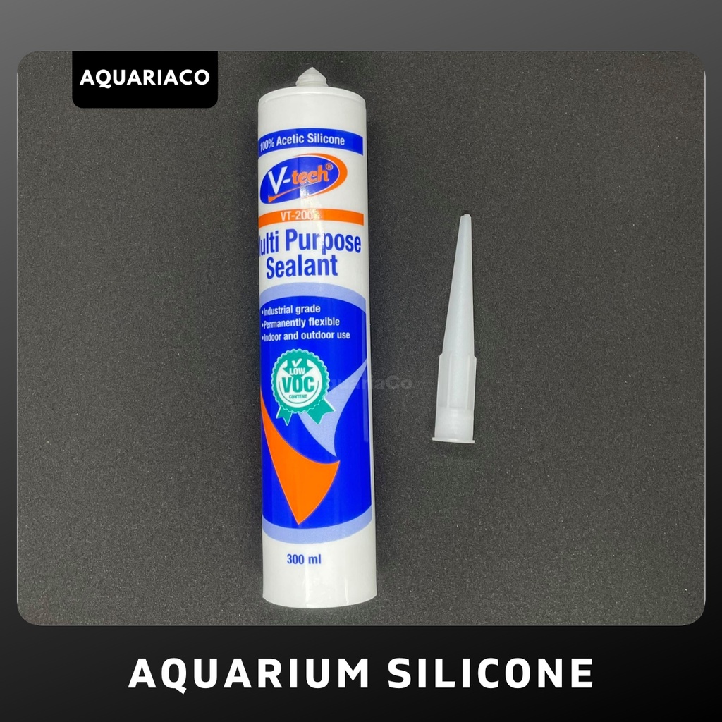 [AquariaCo] Aquarium Silicone Sealant (Silicone, Akuarium, Aquarium