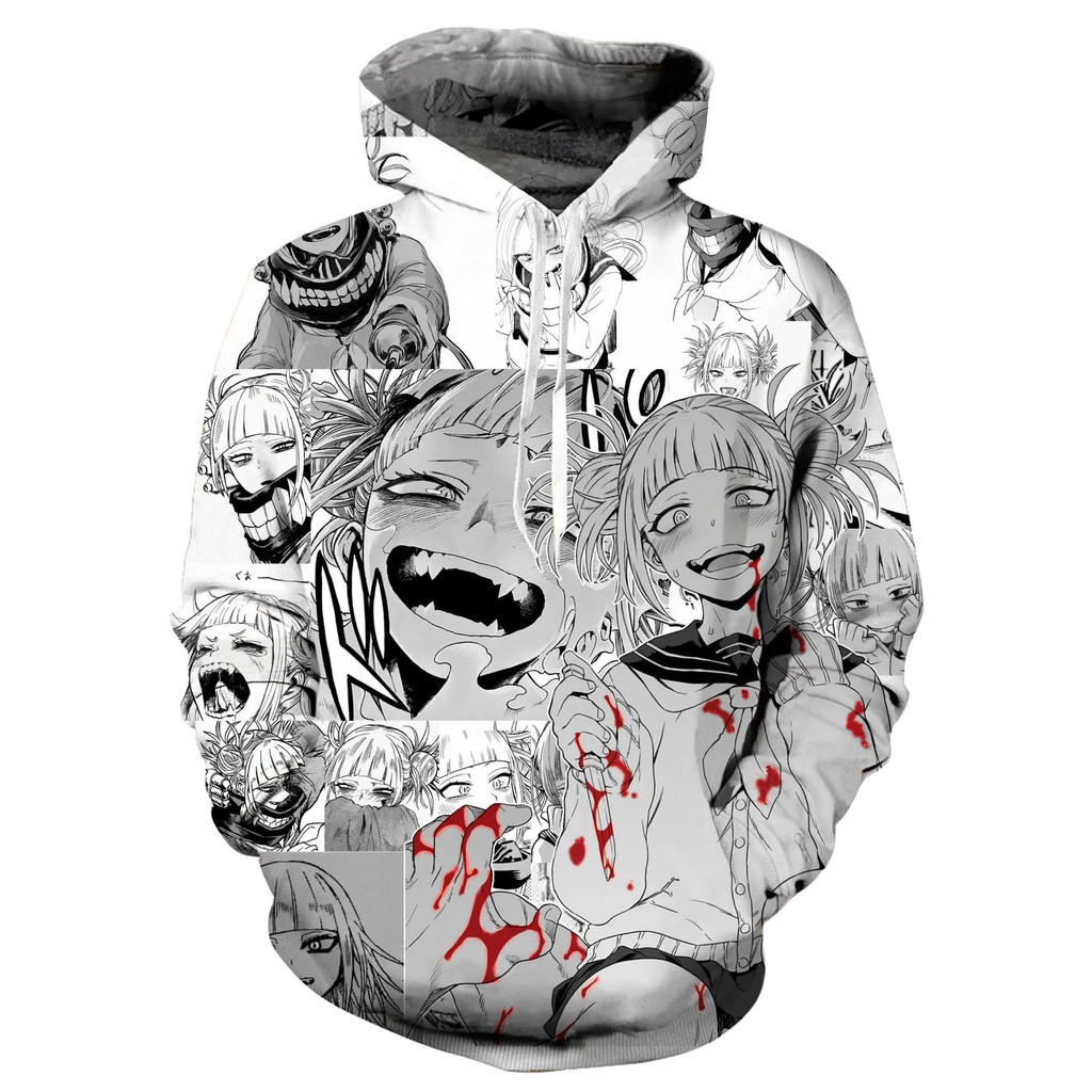 Himiko Toga Hoodie Hentai Jacket Blood Ahegao Hoodie