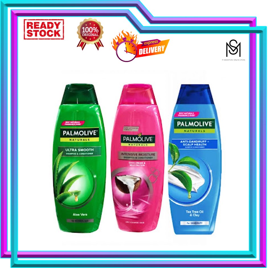 Palmolive Naturals Shampoo & Conditioner 350ml Tea Tree Oil/Aloe Vera