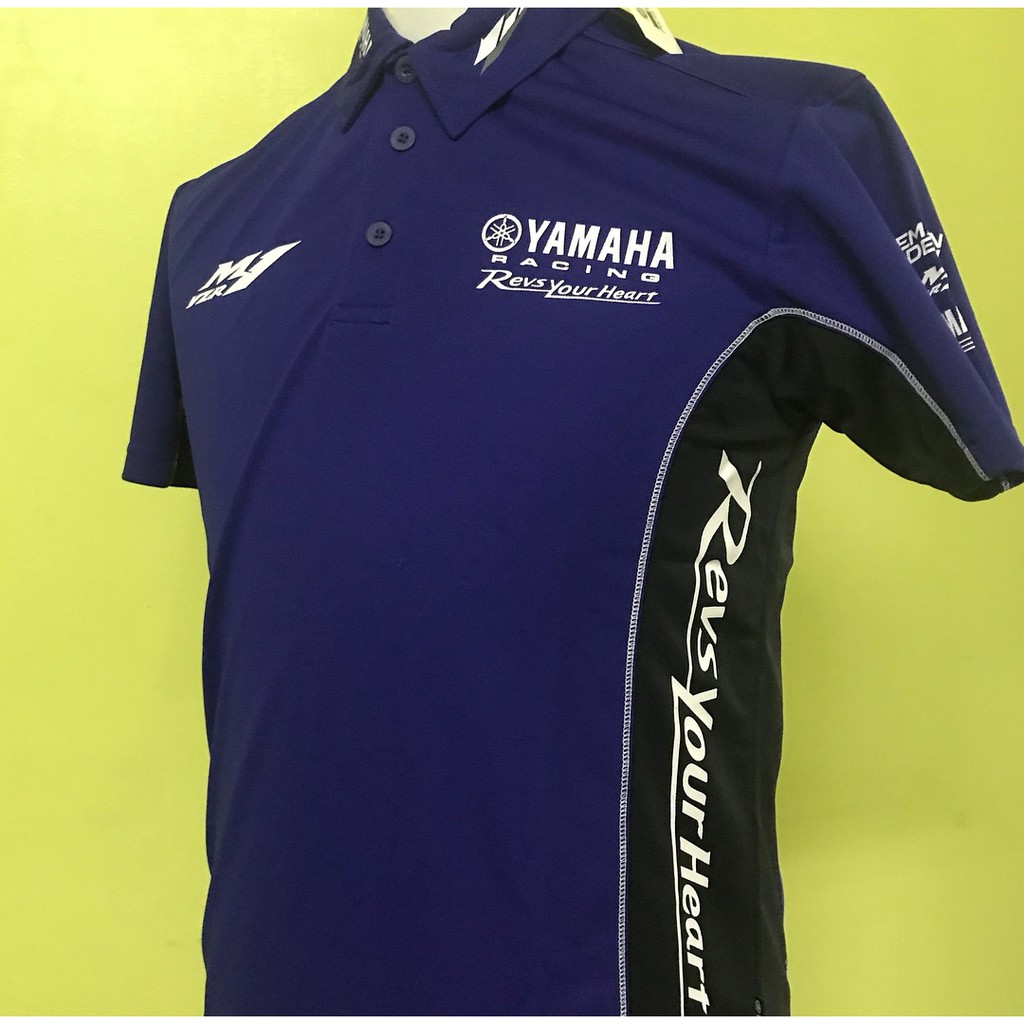 YAMAHA RACING POLO TSHIRT YAMAHA BAJU SHIRT 100 ORIGINAL RACING POLO
