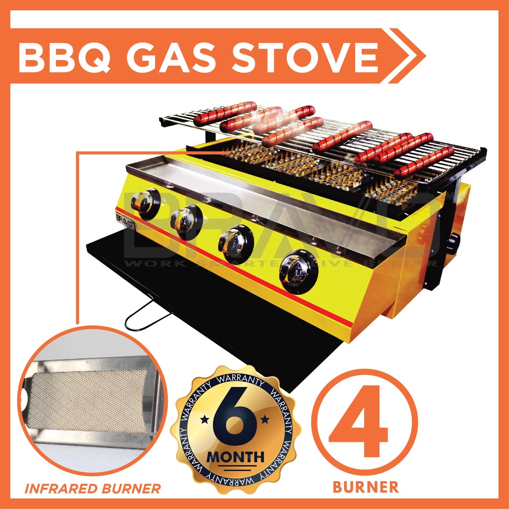BBQ Gas Stove BBQ Stove Gas BBQ Grill Gas Stove Dapur Bakar Lokcing