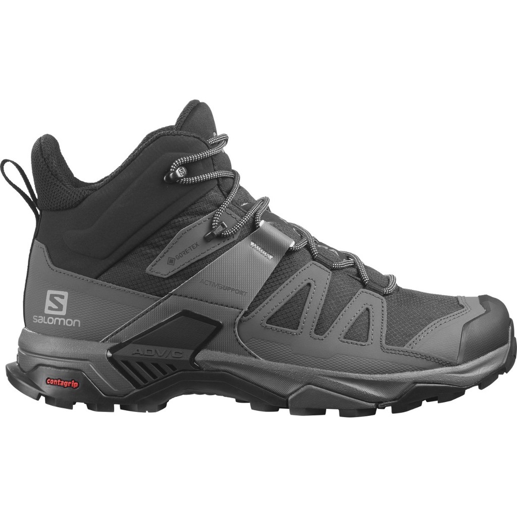 Salomon X Ultra 4 Mid Wide Gtx Men Hiking Shoe Black Shopee Malaysia