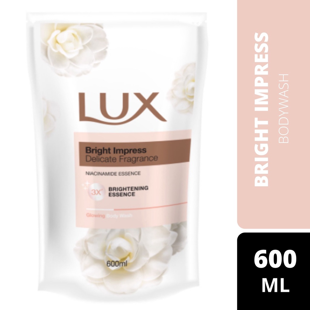 Lux Shower Gel Bright Impress Refill 600ML Shopee Malaysia
