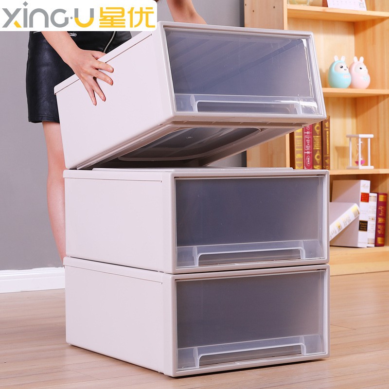 Drawer Storage Box Wardrobe Plastic Home Underwear Storage