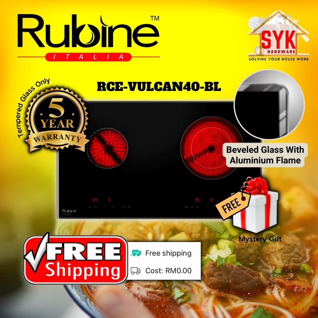 SYK (Free Shipping) Rubine BuiltIn Electric Stove Cooker Hob RCH