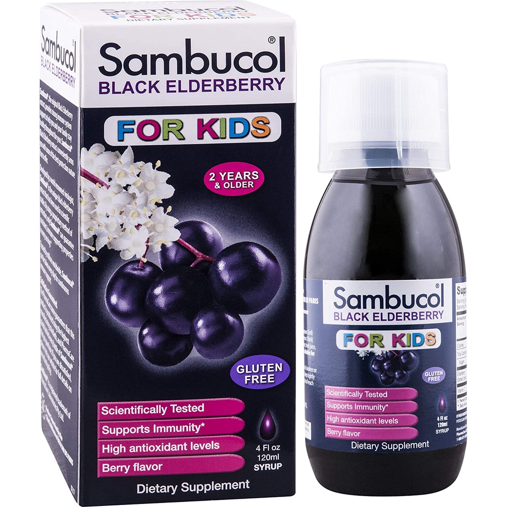 Sambucol Black Elderberry for Kids, High Antioxidant Black Elderberry