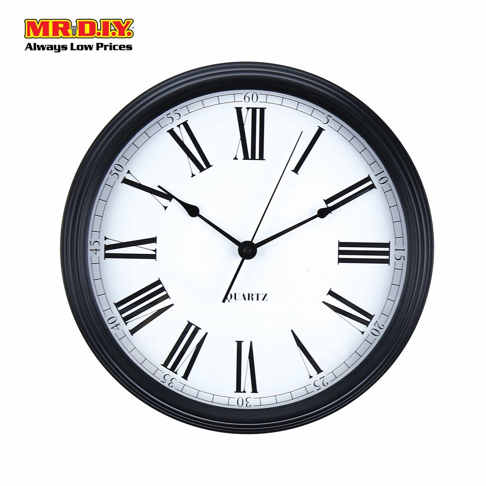 QUARTZ Round Wall Clock Shopee Malaysia