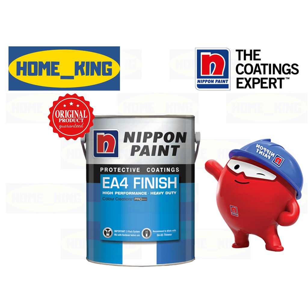 [100 ORIGINAL] 5LT Nippon Paint EA4 Finish High Performance Heavy Duty Floor Paint Protective