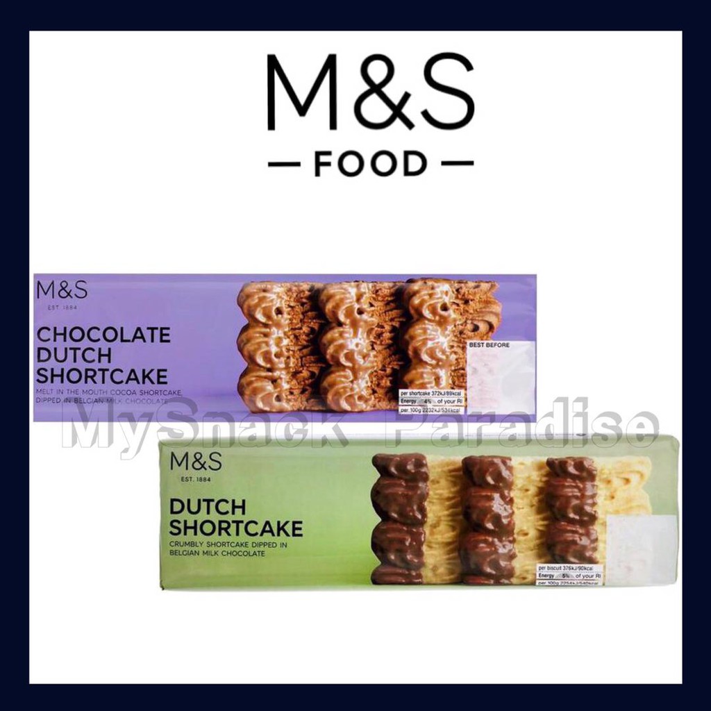 M&S Marks & Spencer Mini Dutch Shortcake 150g Shopee Malaysia