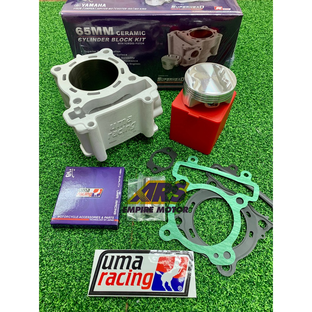 UMA RACING CERAMIC CYLINDER BLOCK 65MM Y15ZR/LC135 Shopee Malaysia