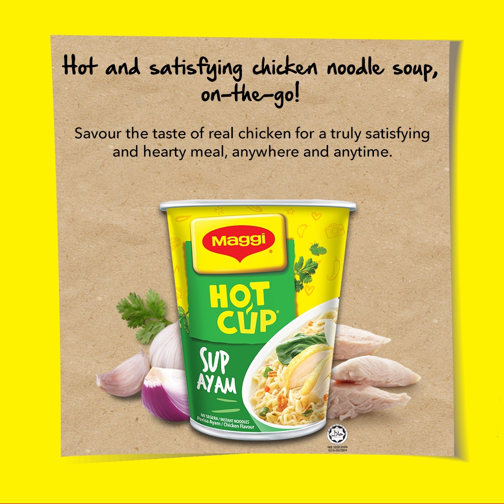 MAGGI HOT CUP SUP AYAM 57G ATM Shopping