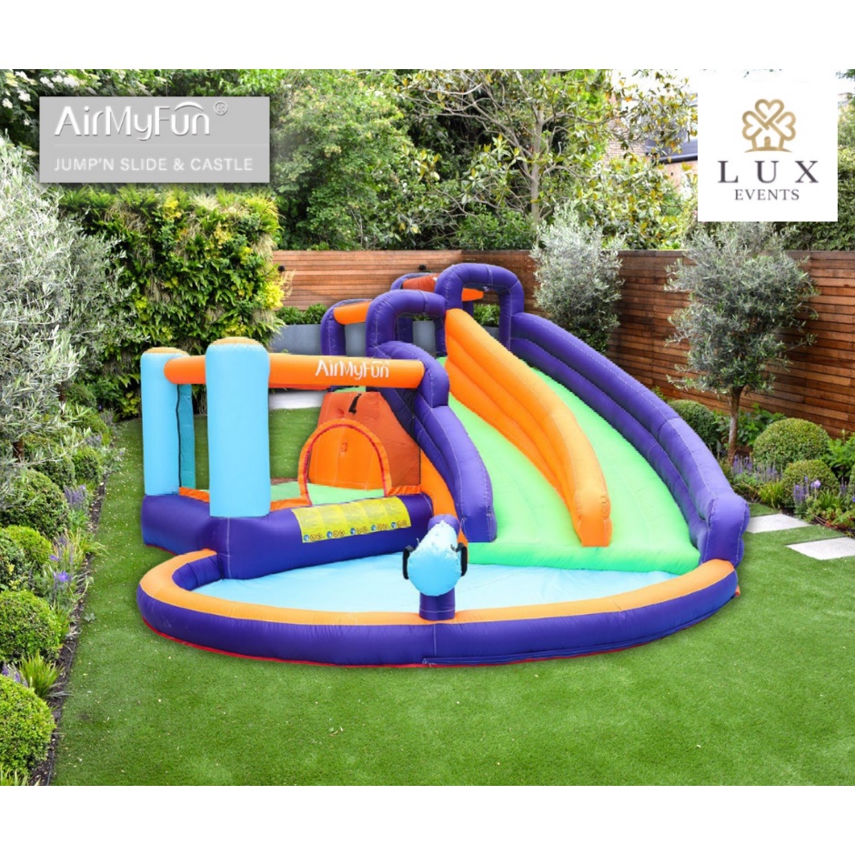 Ready Stock!!!!!AIR MY FUN(A83005) Bounce Castle with Water Slide