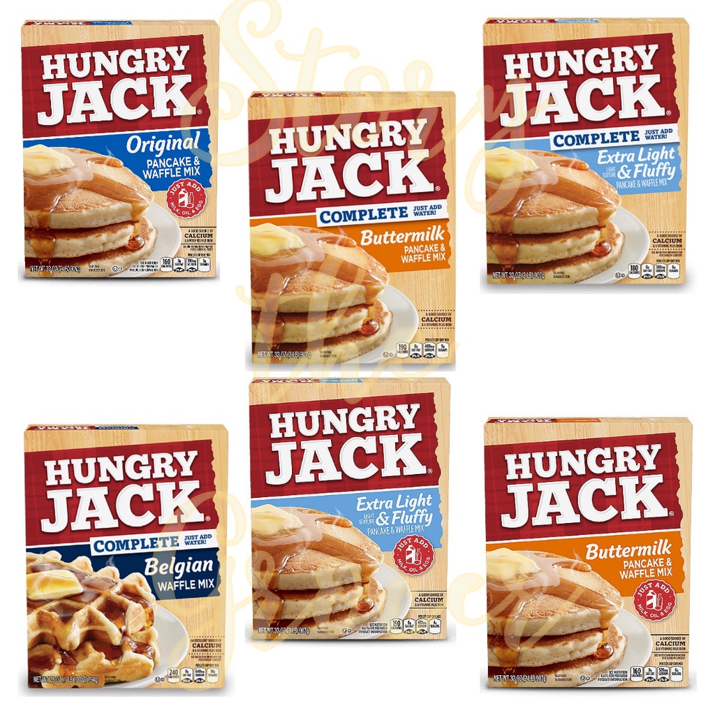 Hungry Jack Complete Buttermilk Pancake Waffle Mix, 32 Oz Lb Pac