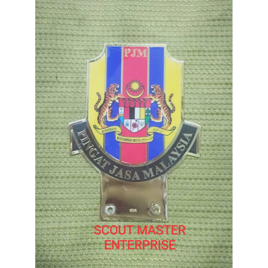 Buy PINGAT JASA MALAYSIA (PJM) CAR PLATE EMBLEMS MEDIUM