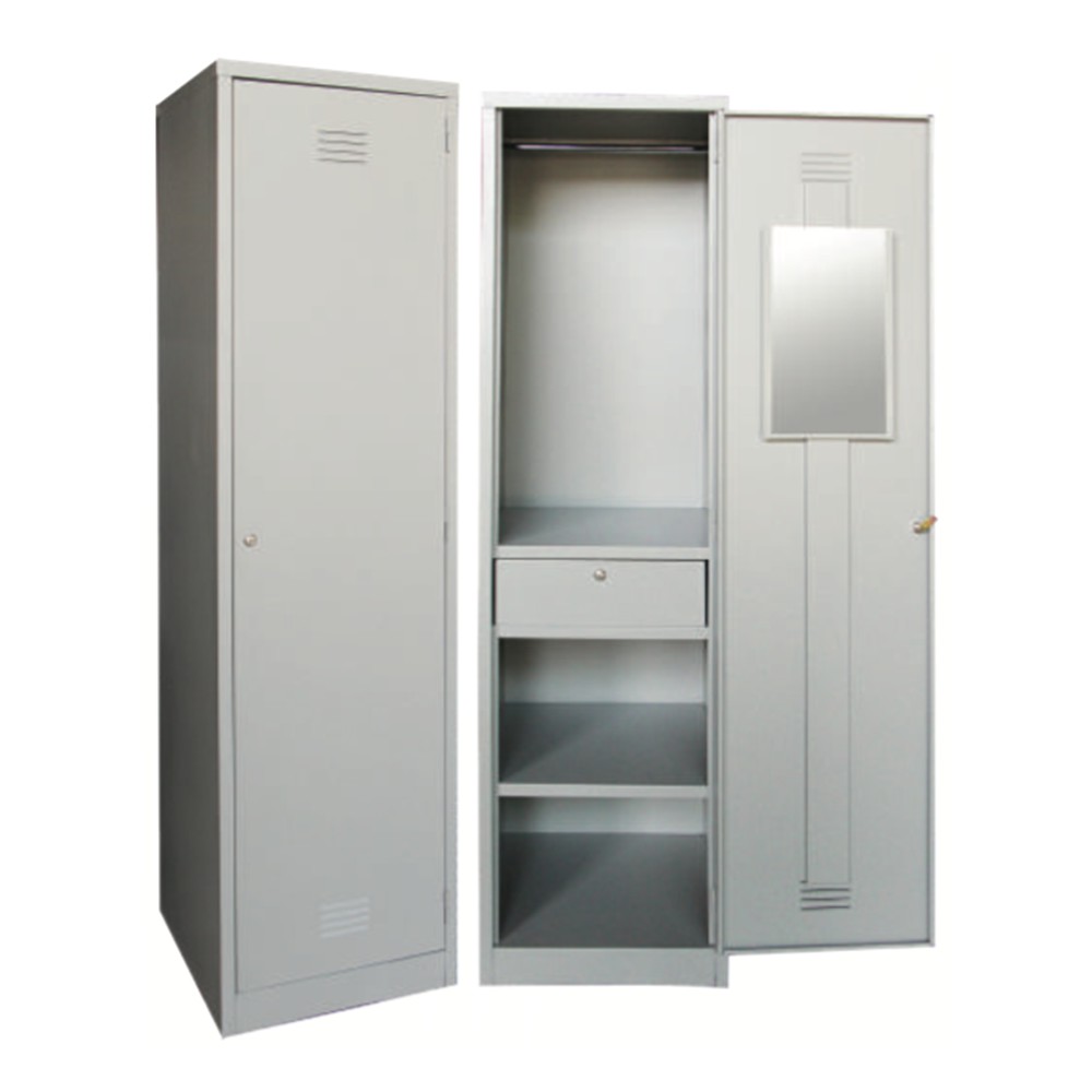 Steel 1 Compartment Locker / Office Metal Wardrobe SCM0002