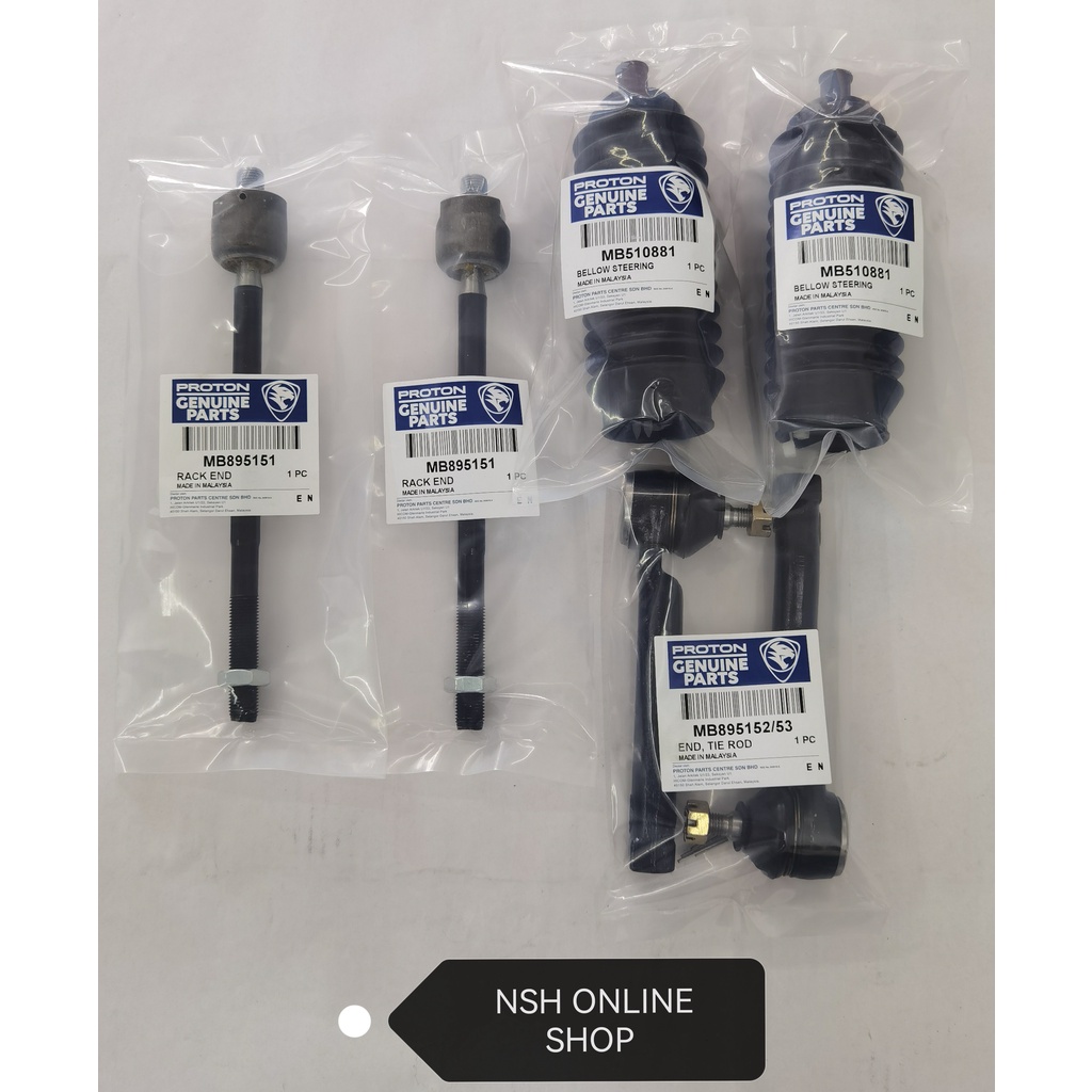 Tie Rod End+Rack End+Steering Boot Cover (OEM) for Proton Exora CPS