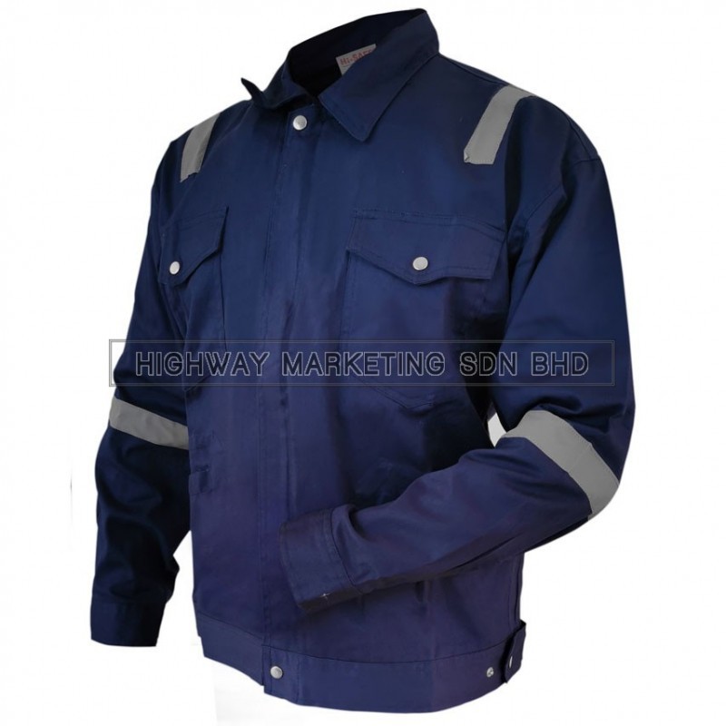 HiSafe Safety Reflective Workwear Jacket Dark Blue/Blue/Red M 4XL