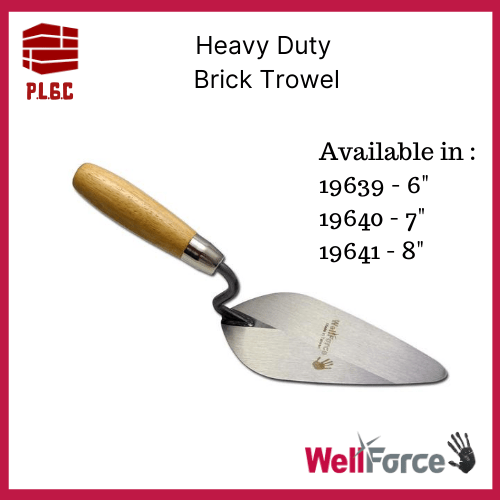 WellForce Heavy Duty Brick Trowel For Brick Laying Shopee Malaysia