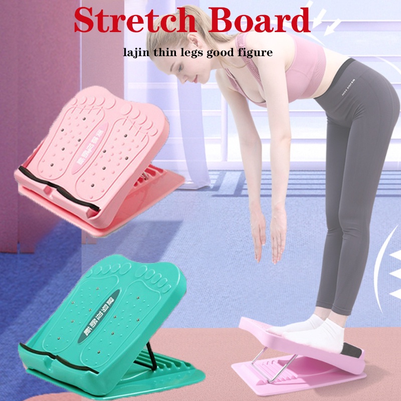 【Ready】Adjustable Stretching Board Slant board Exercise Heel Pain Knee