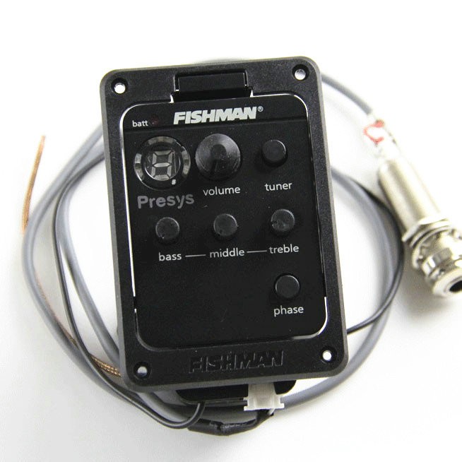TOP QUALITY Fishman Piezo Guitar Pickups Presys 101 Preamp EQ With