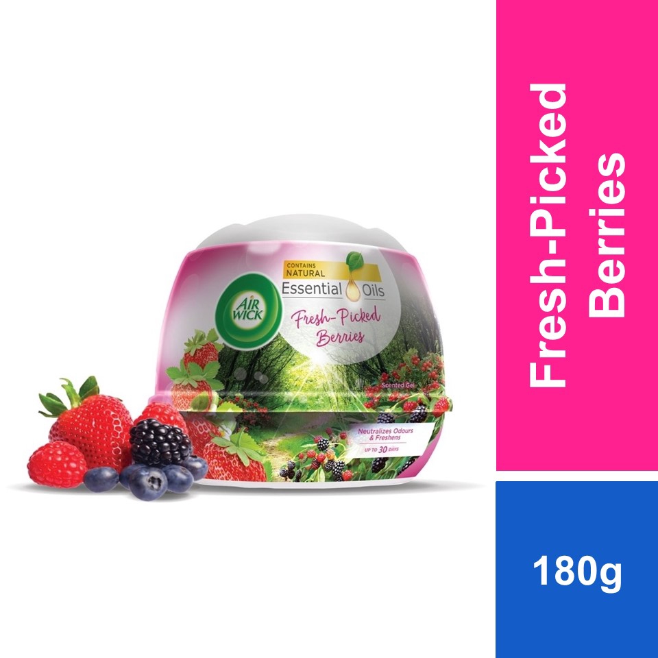 Air Wick Air Freshener Gel Cone Fresh Picked Berries 180g Shopee Malaysia