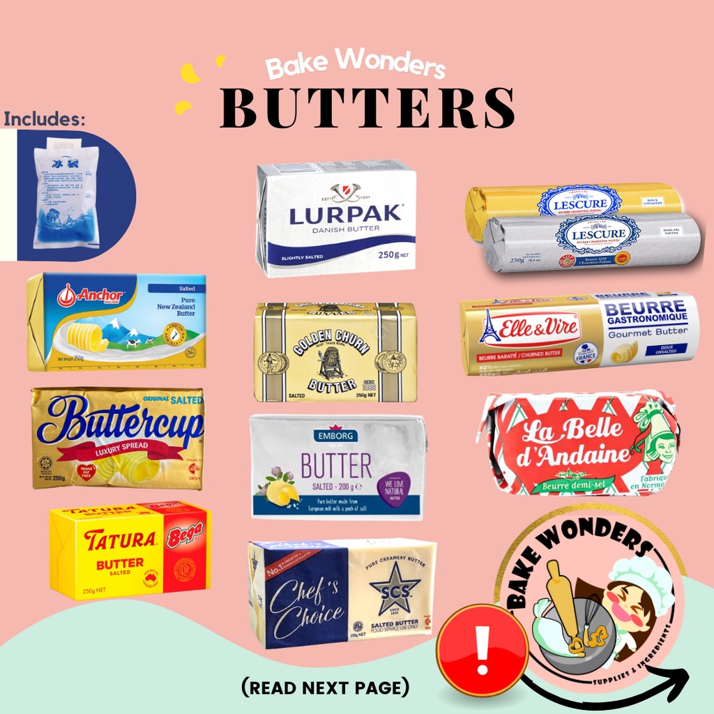 Pure Butter/ SCS Butter/ Anchor Butter/ Butter/ Golden Churn