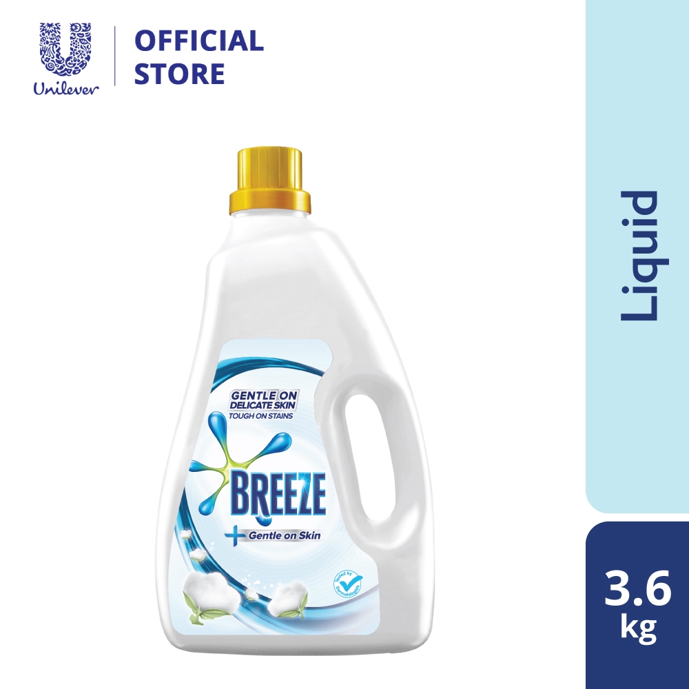 Breeze Detergent Liquid Gentle on Skin 3.6kg Shopee Malaysia