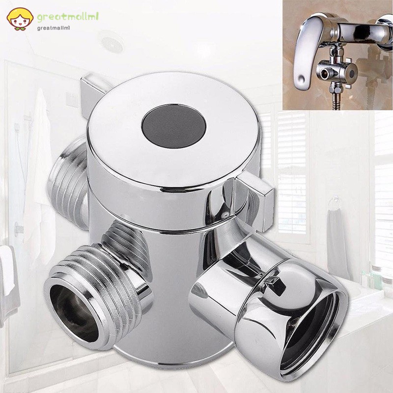 Shower Heads Home & Garden 3Way Shower Arm Diverter with Handshower
