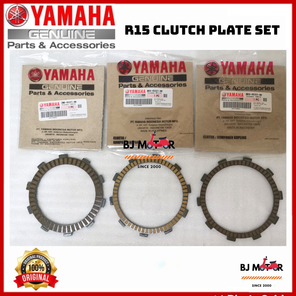 Yamaha R15 CLUTCH PLATE SET (100ORIGINAL) Shopee Malaysia