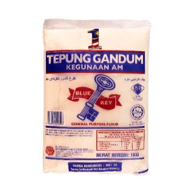 Blue Key Tepung gandum flour genaral all purpose flour for