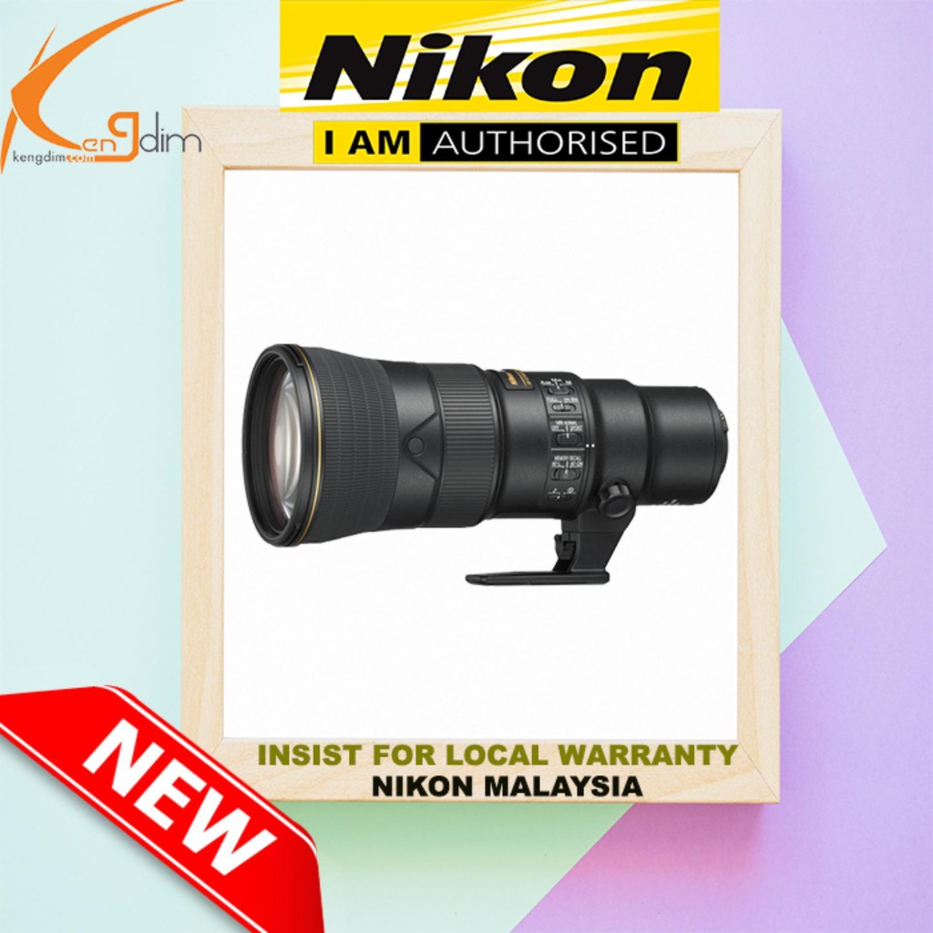 Nikon AFS NIKKOR 500mm f/5.6E PF ED VR Lens (NIKON MALAYSIA WARRANTY