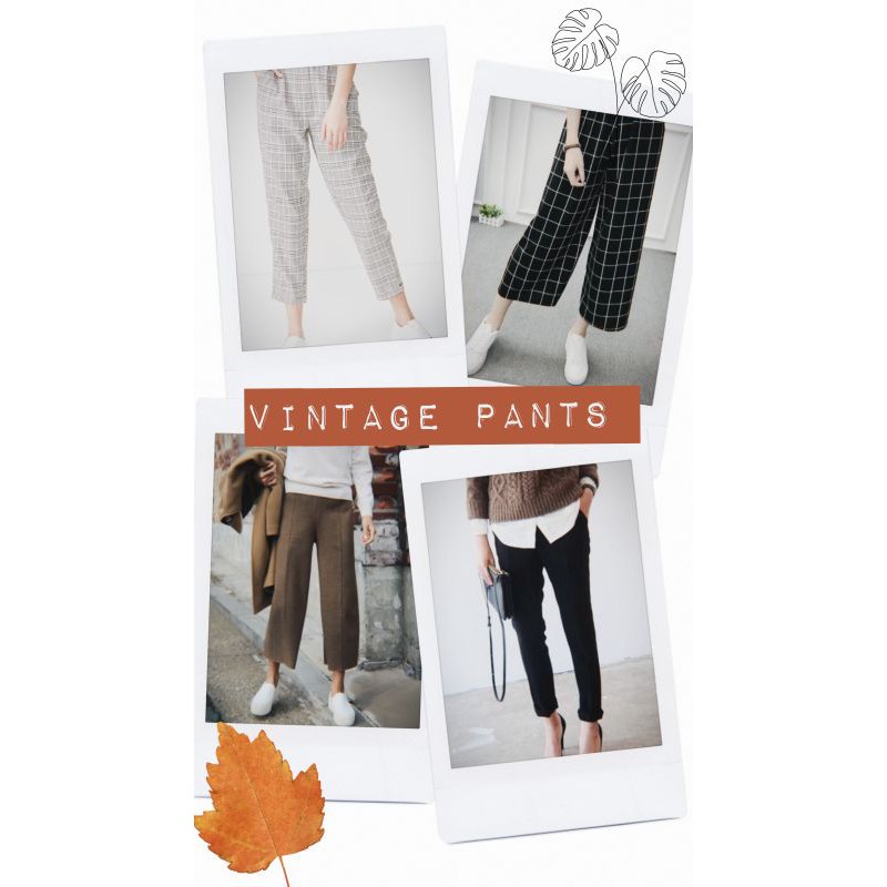 [LIVE] VINTAGE PANTS Shopee Malaysia