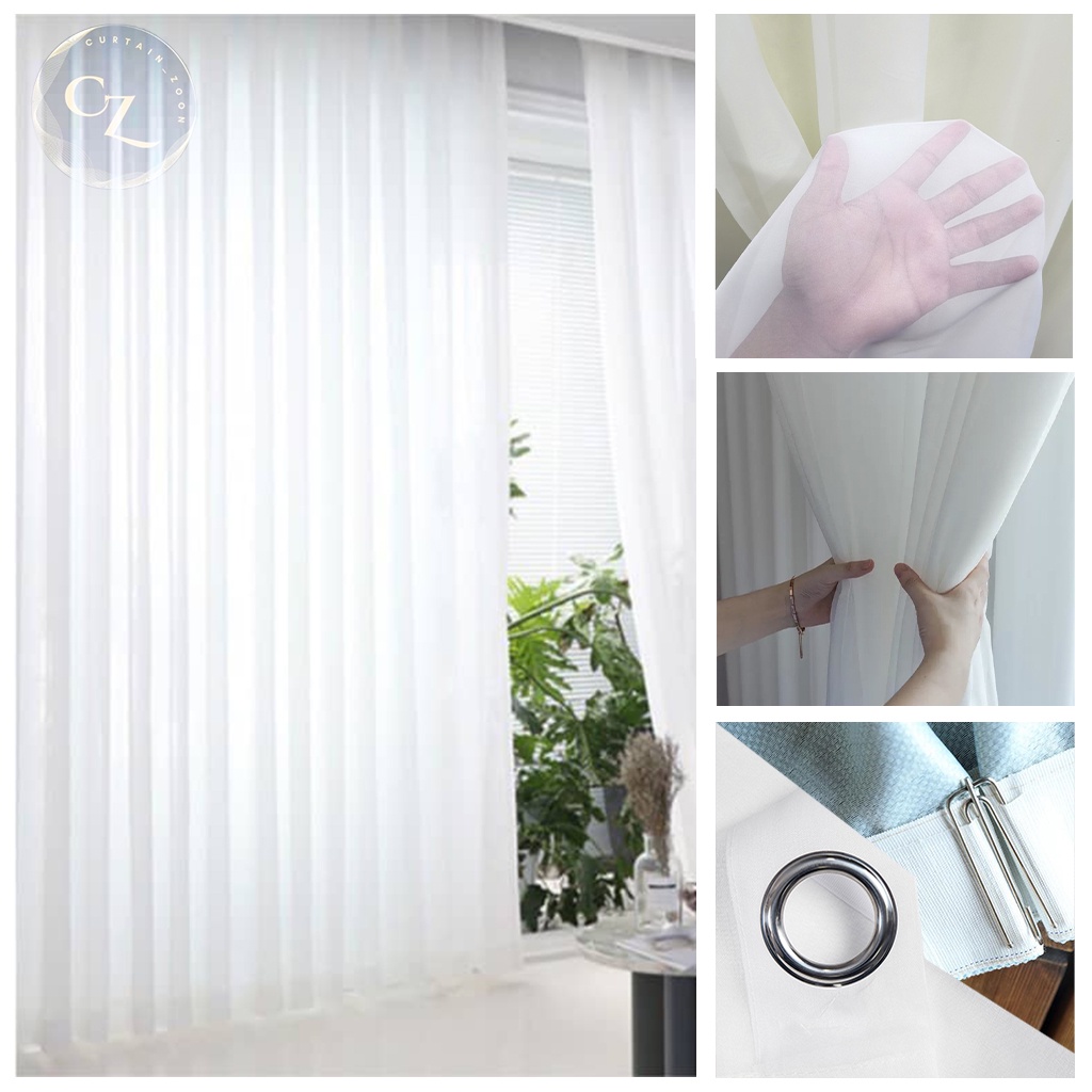 CZsheer curtain rod pocket/sheer curtain sliding door/sheer curtain