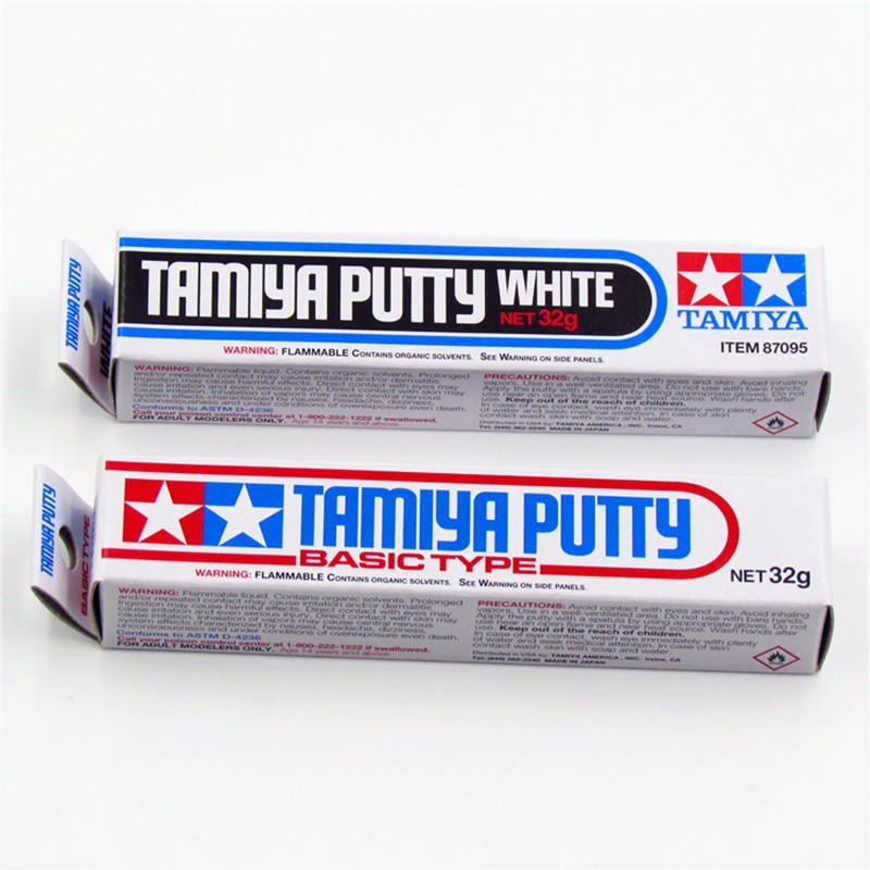 Tamiya Putty Basic Gray/Putty White 87053/87095 Net 32g (HOBBY TOOLS
