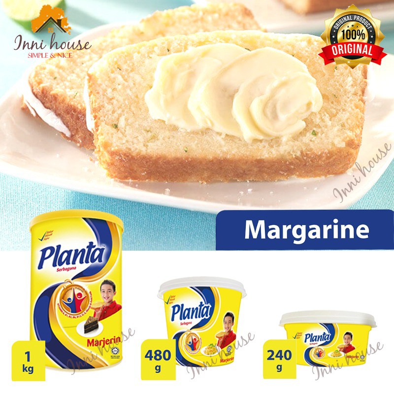 Planta Margarine Butter For Bread 240g/1kg Shopee Malaysia