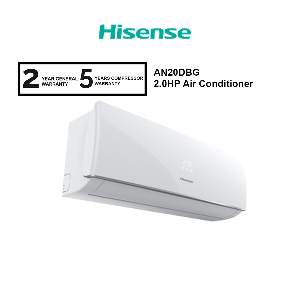 Hisense Aircond AN20DBG 2.0HP Air Conditioner R32 Shopee Malaysia