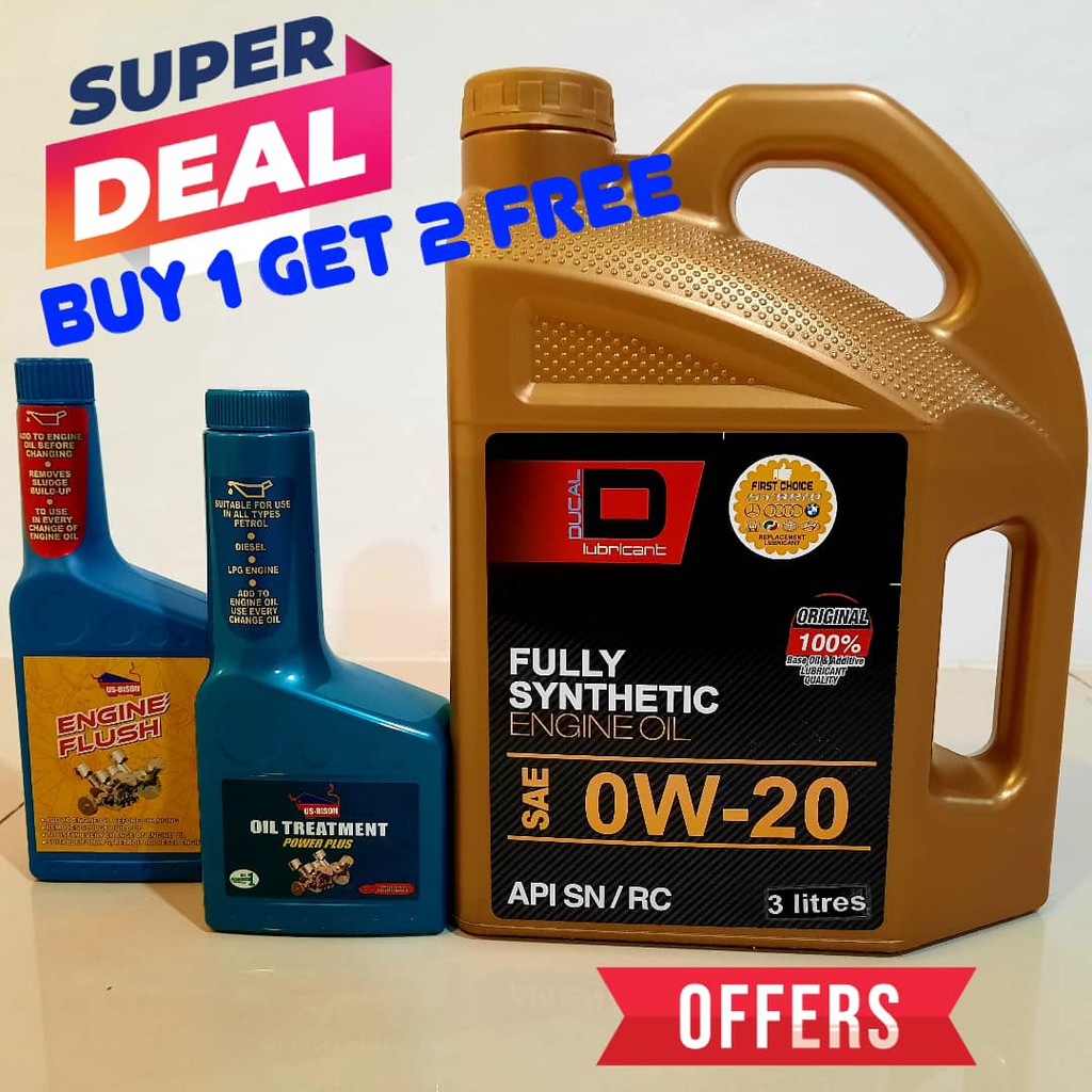 ( For East Malaysia Only) Ducal Engine Oil 0w20 ( Fully
