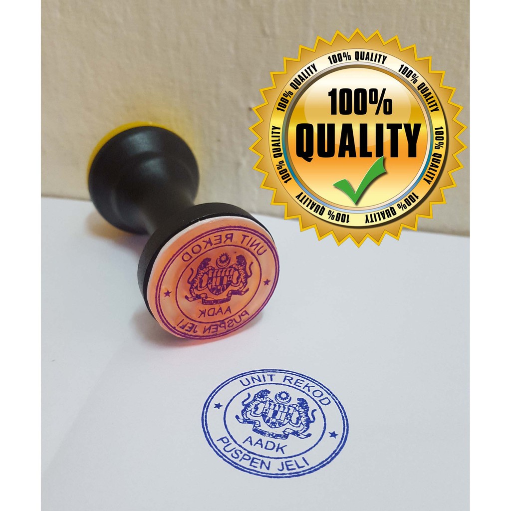 Rubber Stamp Bulat / Cop Bulat Shopee Malaysia