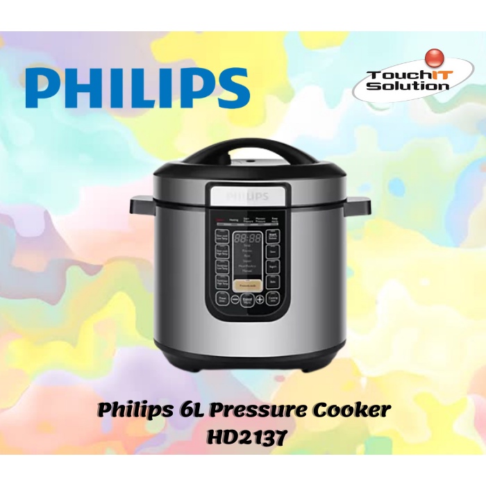 Philips 6L HD2137 Viva Collection AllInOne Cooker Pressure Cooker