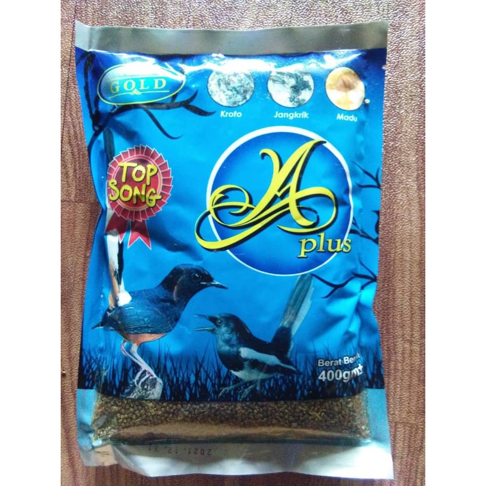 Premium Gold Top Song A Plus Bird Food Dedak Burung (400gram) Shopee