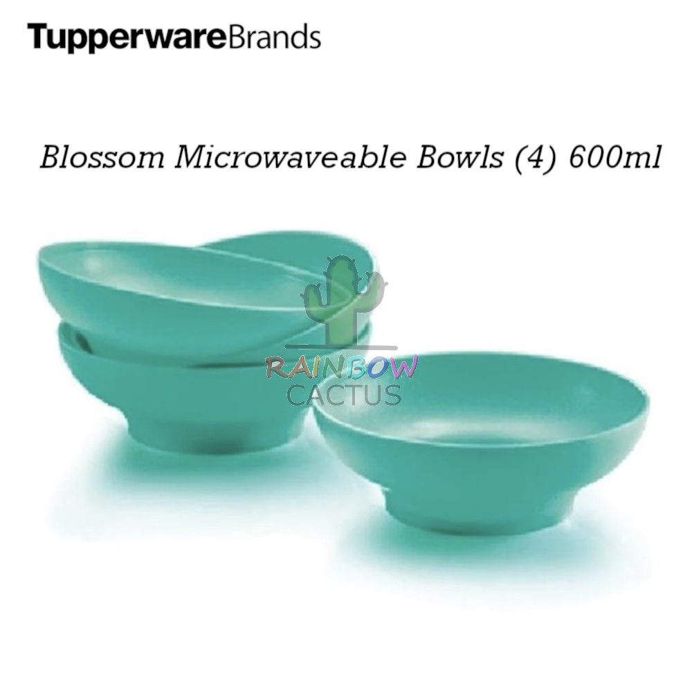 Tupperware Blossom Microwaveable Bowls (4) 600ml Shopee Malaysia