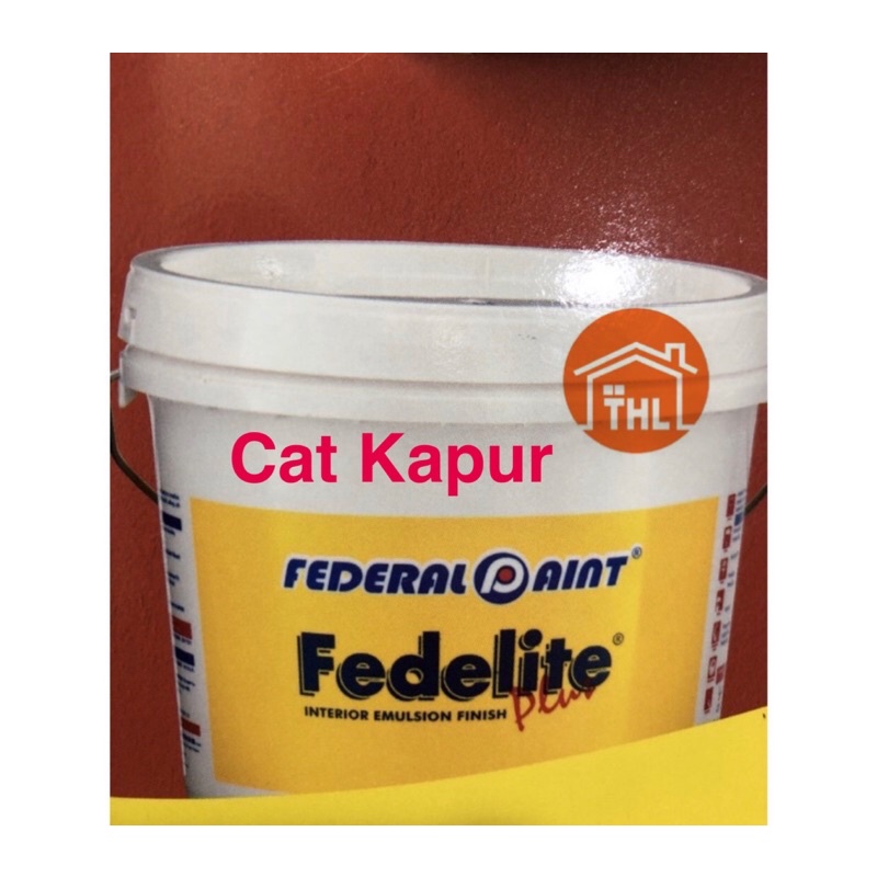 Low VOC Fedelite Plus Emulsion Paint 7L For indoor wall Cat Kapur