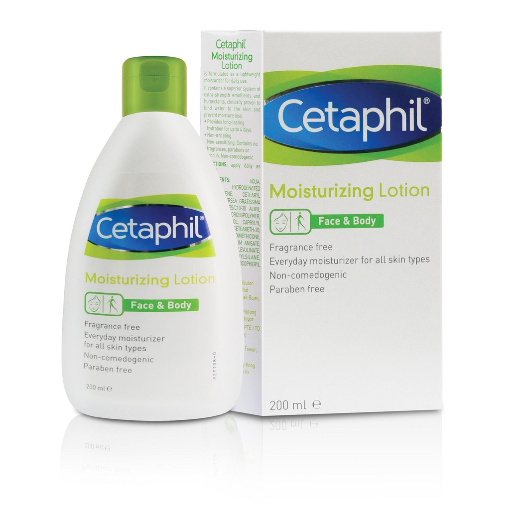 (Original) CETAPHIL MOISTURIZING MOIST LOTION 200ml (Expiring 11/2020