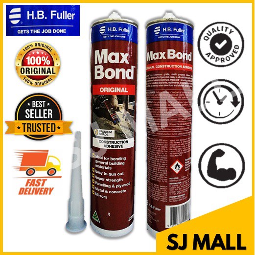 MAX BOND Construction Adhesive Silicone 320g "MAXBOND" Shopee Malaysia