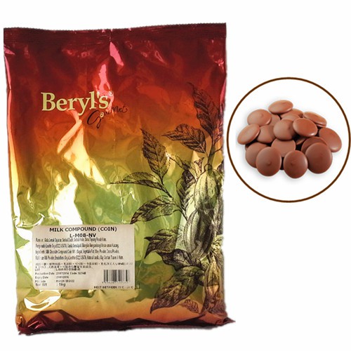 Beryl's Gourmet Milk Chocolate Compound Coin 1Kg | Shopee Malaysia